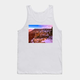 Grand Canyon in the snow Tank Top